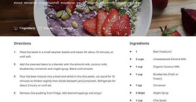 Chia Pudding Recipe image